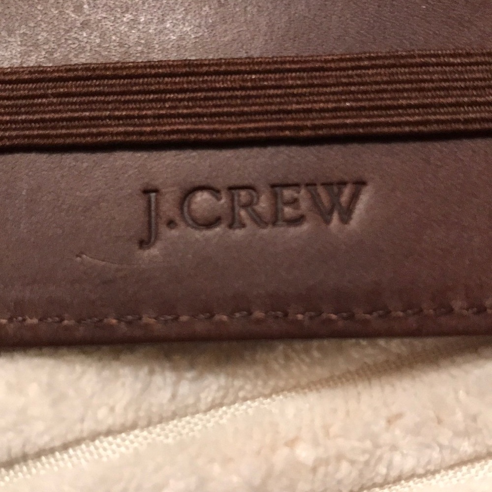 NWT J Crew leather card holder - Picture 3 of 5